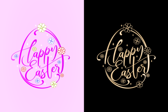 Download Happy Easter Lettering Fonts Designs - Happy easter Collection